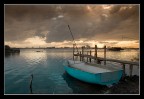 tramonto con barca tramonto con barca