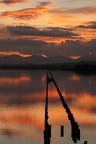 Tramonto rosso alle saline Tramonto rosso alle saline