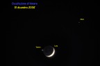 Occultazione Luna - Venere (in congiunzione con Giove)
