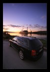 Audi S4 tramonto