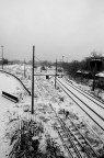 Milano, binari della Stazione di Porta Romana Milano, binari della Stazione di Porta Romana