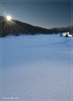 Tramonto sulla neve Tramonto sulla neve