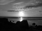 TRAMONTO IN B/N TRAMONTO IN B/N