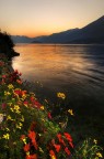 tramonto sul lago di Como tramonto sul lago di Como
