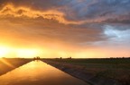 Tramonto sul canale Tramonto sul canale