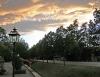 Lampione al tramonto Lampione al tramonto