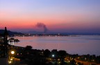 Tramonto fiammeggiante a Crotone Tramonto fiammeggiante a Crotone