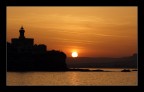 tramonto nel porto grande di Siracusa tramonto nel porto grande di Siracusa
