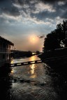 Tramonto passerella Tramonto passerella