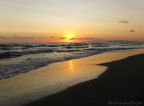 Tramonto spiaggia versilia..