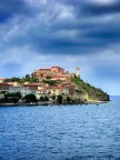 Portoferraio con faro Portoferraio con faro