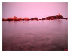 Tramonto rosa a Nora