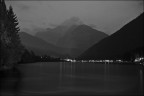 Il Lago di Auronzo di Cadore al crepuscolo Il Lago di Auronzo di Cadore al crepuscolo