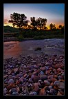 tramonto sul fiume tramonto sul fiume