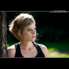 Modella: Paola Poli

Ancora una volta un forte controluce. in questo caso avevo un flash alla destra della modella, uno soffuso sulla slitta della fotocamera ed il terzo... (il sole) dietro le spalle!

Commenti e critiche sempre accettati!