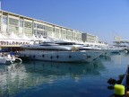 Yachts al molo della stupenda fiera di Genova