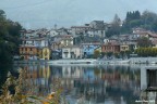 Una vista del paesello di Mergozzo dal lungolago