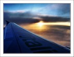 tramonto a 9000 mt.