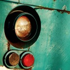 Dettagli di vecchio locomotore