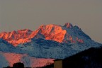La alpi viste da Pinerolo ,questa mattina