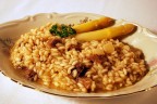 Risotto in cavroman con asparagi Risotto in cavroman con asparagi