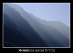 Mountains across Branzi