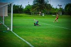 calciatore: Massimo Donati (A.S.Bari) portiere: Daniele Padelli (A.S.Bari) -  Allenamento a Cancun
