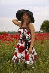 Ragazza con papavari Ragazza con papavari