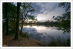 Lago, al tramonto. Lago, al tramonto.