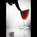 Abstract wine glass Abstract wine glass
