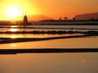 Tramonto alle saline Tramonto alle saline