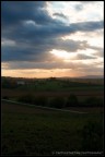 Tramonto verso la pianura Tramonto verso la pianura
