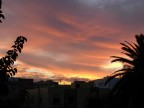 tramonto a fes, dalla camera dell'albergo tramonto a fes, dalla camera dell'albergo