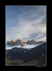 Le Odle al tramonto Le Odle al tramonto