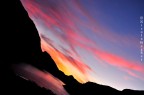 Tramonto sul lago di Molveno Tramonto sul lago di Molveno