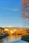 La mia citt�, Rieti, vista dal ponte sul fiume Velino