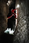 Arrampicata su cascata di ghiaccio Arrampicata su cascata di ghiaccio