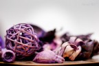 ball in violet.. ball in violet..