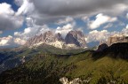 Panorama dal Fedaia Panorama dal Fedaia