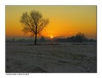 tramonto sotto la neve tramonto sotto la neve