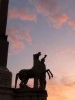 Quirinale - tramonto Quirinale - tramonto