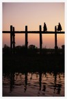 Myanmar U-BAIN bridge tramonto