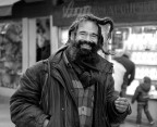 Un homeless davvero simpatico 1 Un homeless davvero simpatico 1