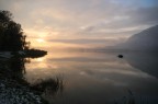 tramonto sul lago di Annone tramonto sul lago di Annone