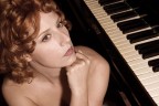 The woman and the piano The woman and the piano
