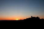 Il tramonto su Gavorrano Il tramonto su Gavorrano
