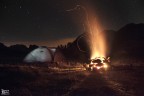 Camping under the stars Camping under the stars