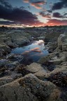 Tramonto su Stonehaven Tramonto su Stonehaven