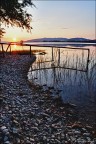 Tramonto sulla diga
