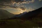 Tramonto in valle Tramonto in valle